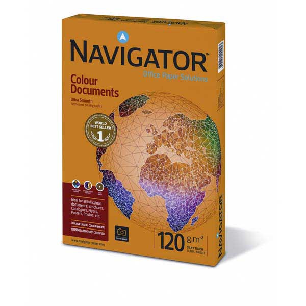 Kopierpapier Navigator Colour Doc A4, 120 g/m2, FSC, Packung à 250 Blatt