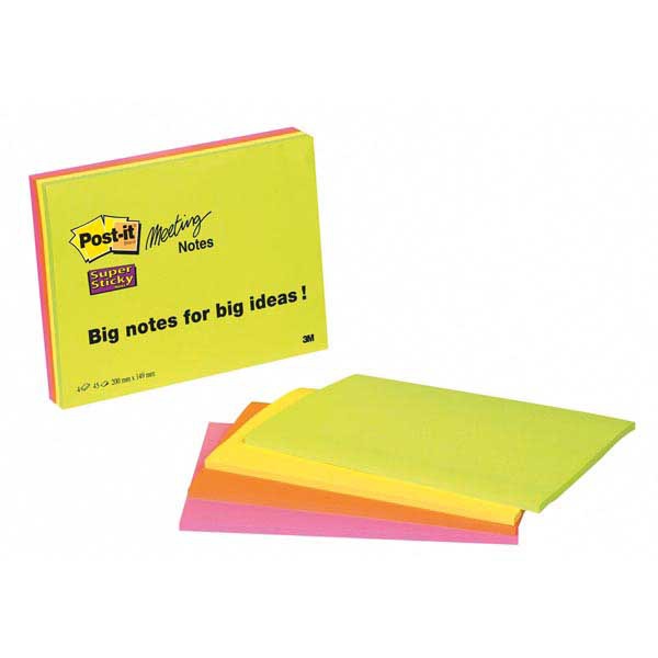 Post-it 6845SSP Super Sticky notes XXL 152x203 mm meeting - pack of 4