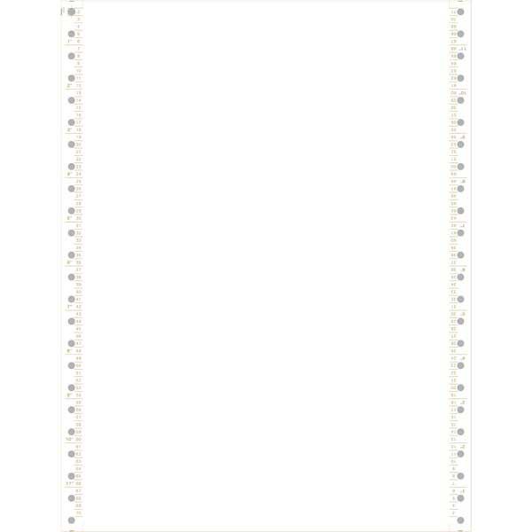 LISTING PAPER A4 PORTRAIT SINGLE, 70 GSM, BLANK, 2000/PACK