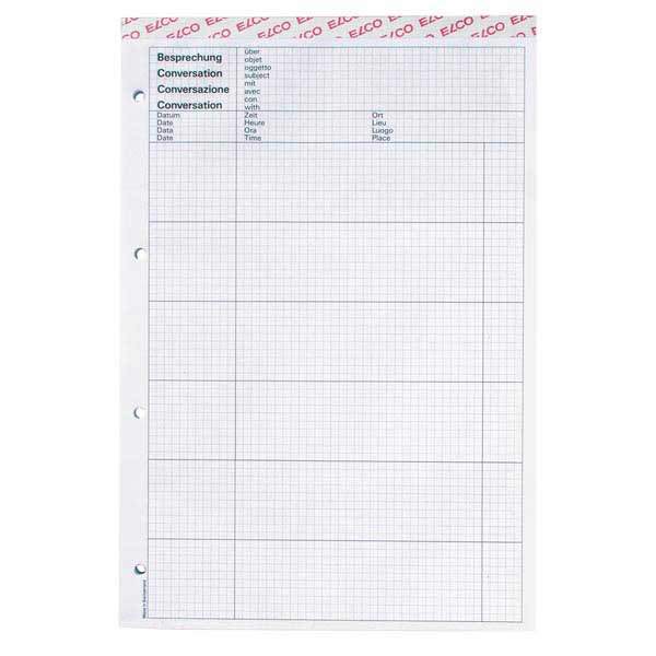 PRINTED CONFERENCE PAD A4 80GSM, 80 SHEETS (73516-19)