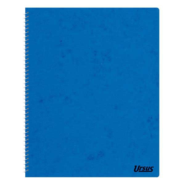 Cahier avec reliure spirale A5, quadrillé 4mm, 48 flles, bleu, (4821-H)
