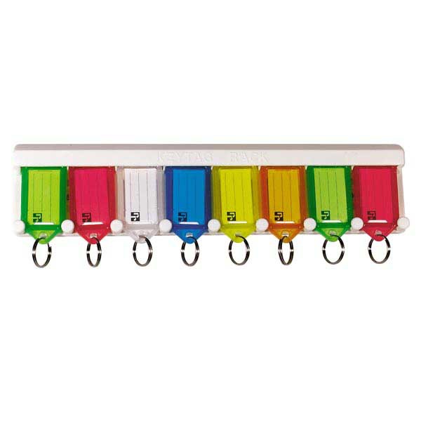 Etichetta per portachiavi Key Tags conf. da 8 pezzi, colori assort. (KT1000RTL8)