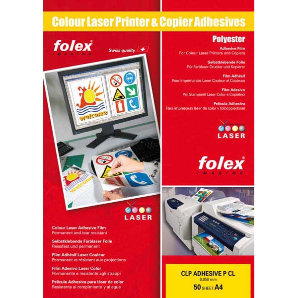 OHP COPIER SLIDE FILM FOLEX A4, CLP, 50/PACK