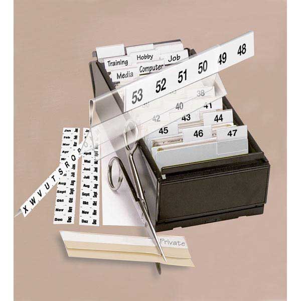 INDEX STRIPS 3 L INDEX STRIPS, WHITE, 5P/PACK (10503)