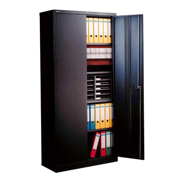 Bisley cupboard with 4 shelves 91,4x195x40 cm black