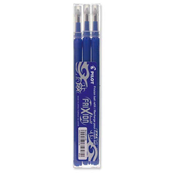 Pilot Frixion refill for roller blue - pack of 3