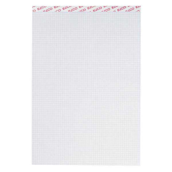 Bloc-notes A4 80gm2, quadrillé 4mm, 100 feuilles  (73511-17)