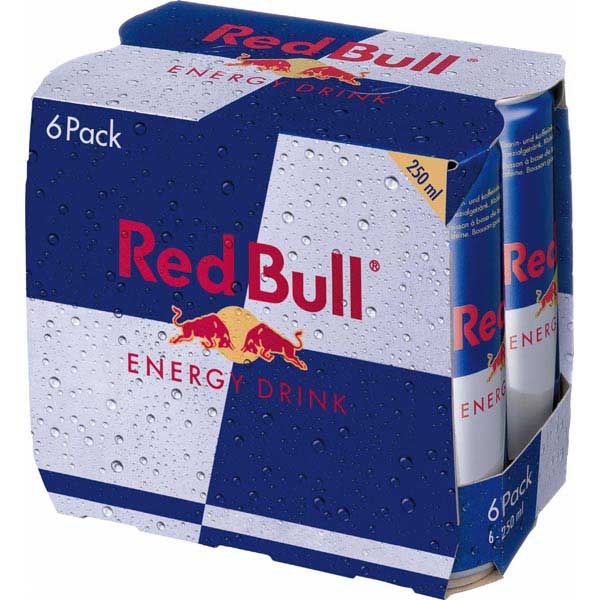 PK6 RED BULL ENERGY DRINK CAN 25ML