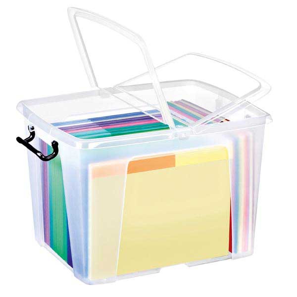 BOITE DE RANGEMENT MULTIUSAGES PLASTIQUE STRATA BY CEP 40 LITRES