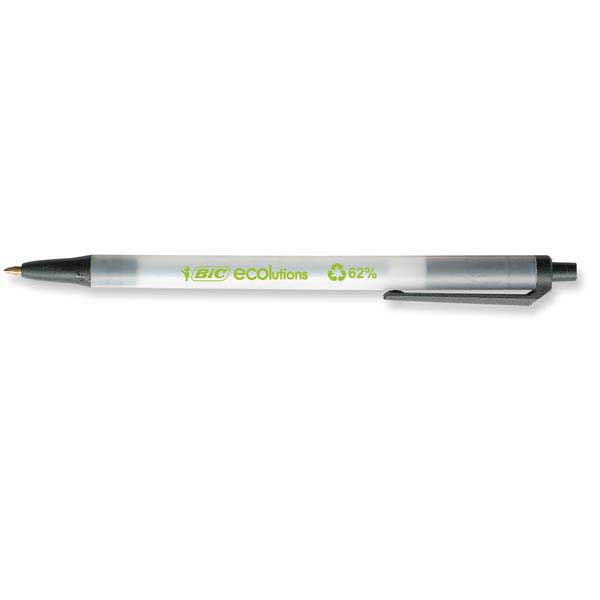 Bic Ecolutions retractable ballpoint pen medium black
