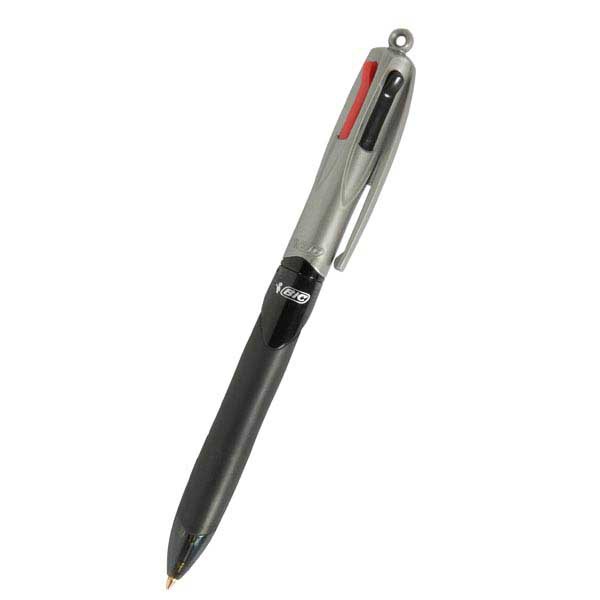 Bic 4-colours retractable ballpoint pen medium with grip