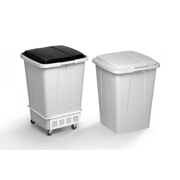 DURABLE DURABIN DUO 90 WASTE BIN TROLLEY