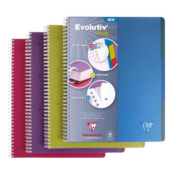 Clairefontaine Linicolor Evolutiv' A4+ squared 5x5 mm 240 pages