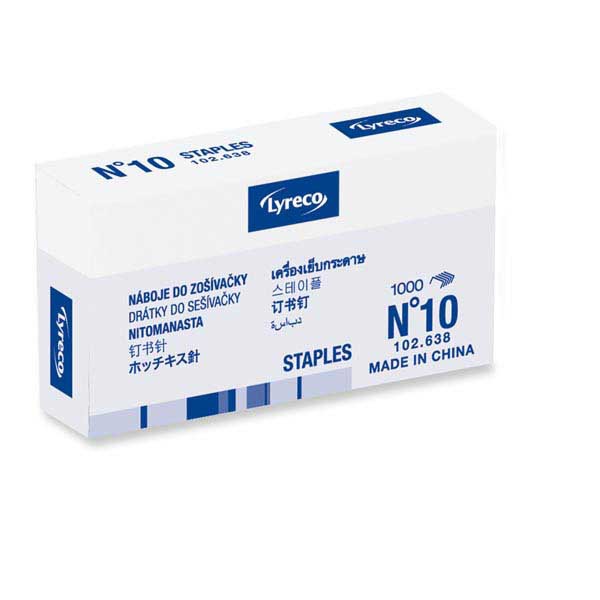 Lyreco staples nr.10 - box of 1000