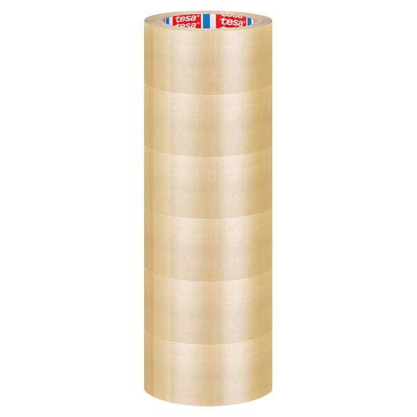 Verpackungsband Tesa universal 4120, PVC, 50 mmx66 m, transparent, Pk. à 6 Rl.