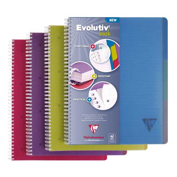 Clairefontaine Linicolor Evolutiv' A4+ ruled 240 pages