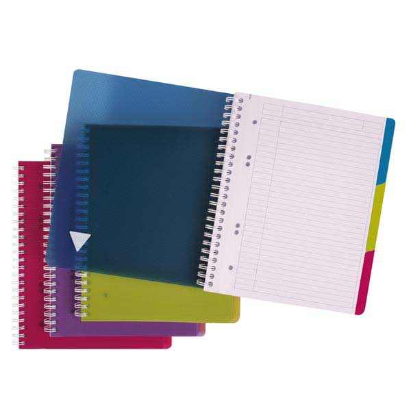 CAHIER CLAIREFONTAINE LINICOLOR EVOLUTIV BOOK A5+ LIGNE 8MM