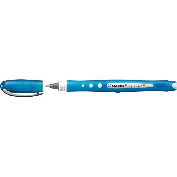 ROLLER CON CAPPUCCIO STABILO BIONIC WORKER COLOURFUL MED. PUNTA 0,5 MM COL. BLU