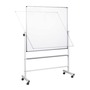 Bi Office mobile magnetic revolving enamel whiteboard 120x150 cm