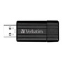 CLE PINSTRIPE VERBATIM USB 2.0 RETRACTABLE 8 GO POURPRE 49062