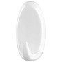 PAQUET DE 2 CROCHETS ADHESIFS OVAL BLANC TESA 58013