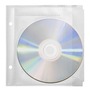 Pochette CD/DVD Favorit pour 1 CD/DVD, transparent, emballage de 10 pces.