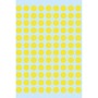 Etichette multiuso Herma 1834, 8 mm giallo chiaro, confezione da 540 pezzi