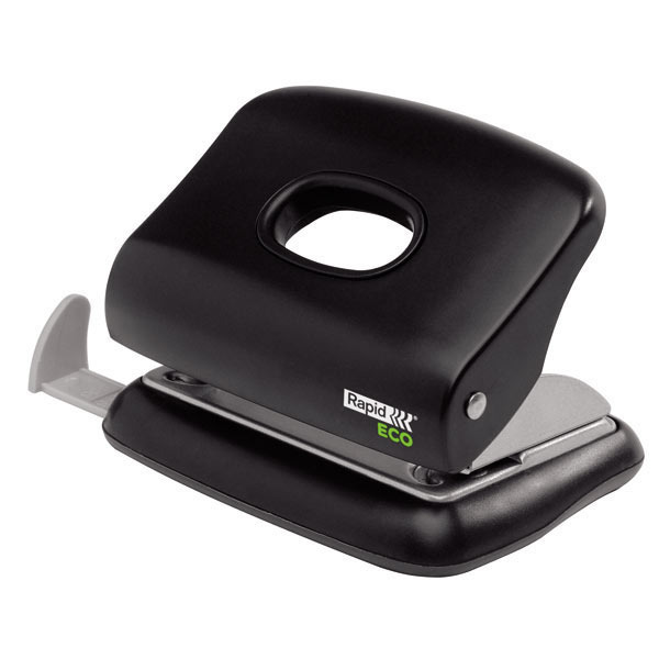 RAPID ECO PAPER PUNCH BLACK