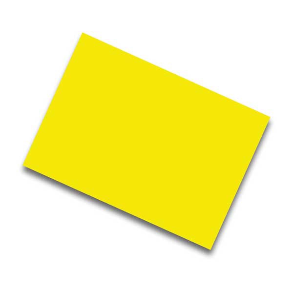Pack de 25 cartolinas de  50x65 185g/m2  IRIS de cor amarelo