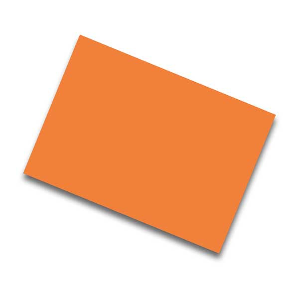 Pack de 25 cartolinas de  50x65 185g/m2  IRIS de cor laranja
