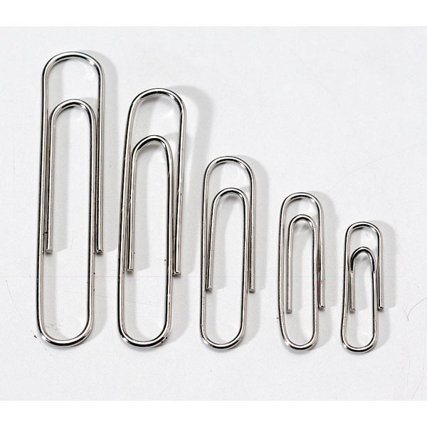 Caixa de 100 clips galvanizados nº2 Dimensões: 32 mm