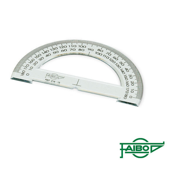 FAIBO PROTACTOR PLASTIC 15CM