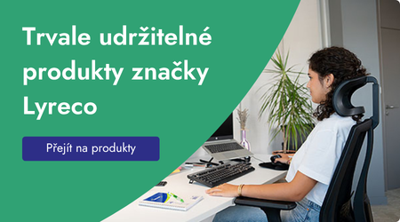 Trvale udržitelné produkty značky Lyreco