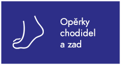 Opěrky chodidel a zad