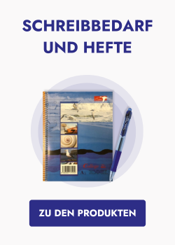 Schreibbedarf und Hefte