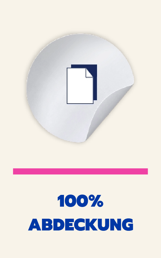 100 % Abdeckung