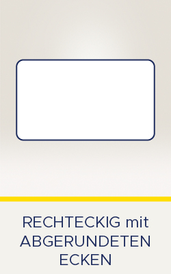 mit abgerundeten Ecken