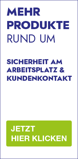 Alle Produkte für rund um einen sicheren Arbeitsplatz & Kundenkontakt
