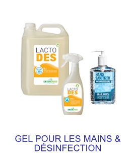gel pour les mains & desinfection
