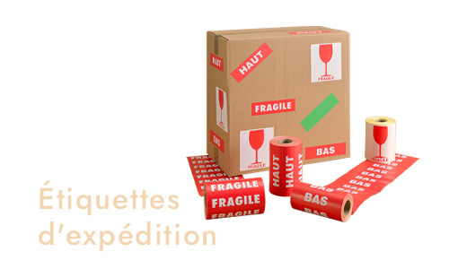 étiquettes d'expédition