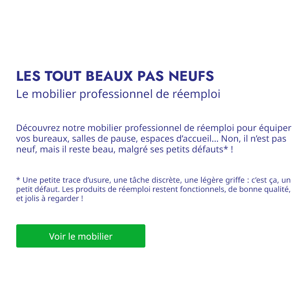 mobilier professionnel de reemploi