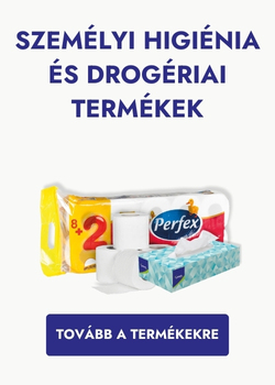 SZEMÉLYI HIGIÉNIA ÉS DROGÉRIAI TERMÉKEK 