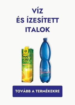 VÍZ ÉS ÍZESÍTETT ITALOK 