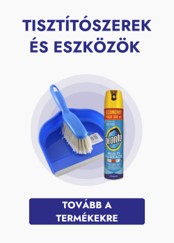Tisztítószerek és eszközök 