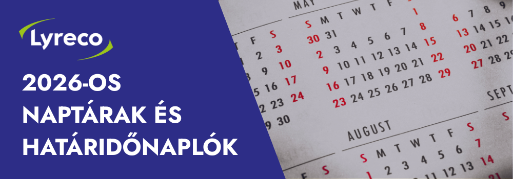 2026-os naptárak és határidőnaplók