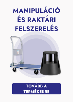 Manipuláció és raktári felszerelés