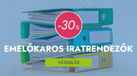 Emelőkaros iratrendezők