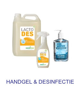 Handgel en desinfectie