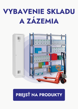 Vybavenie skladu a zázemia