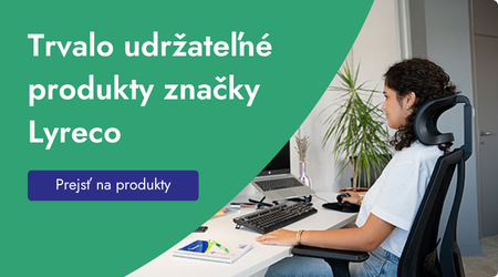 Trvalo udržateľné produkty značky Lyreco